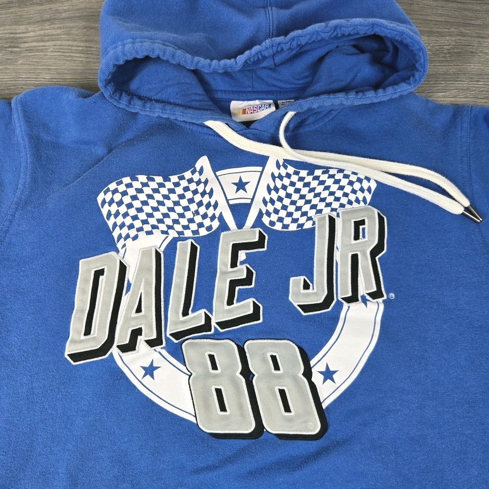 Dale Jr Hoodie Womens L‎ Large Blue Nascar 88 GIII Apparel